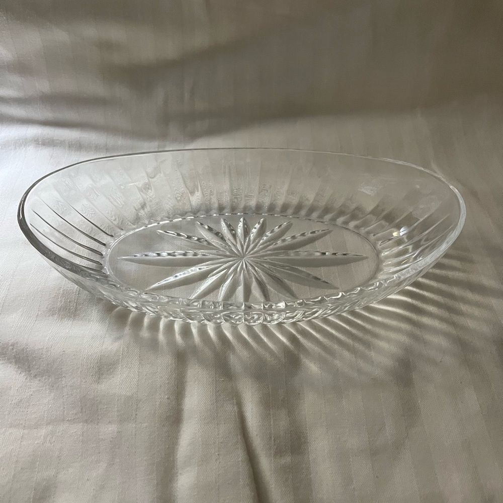 Princess House Lead Crystal Vegetable Or Relish Dish From the Mid 1980’s - Picture 1 of 4